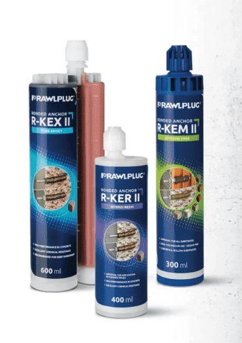 Rawlplug Chemical Anchors Explained: R-KEM-II vs R-KER-II vs R-KEX-II (2026 Buyer’s Guide)